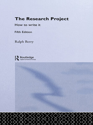 cover image of The Research Project